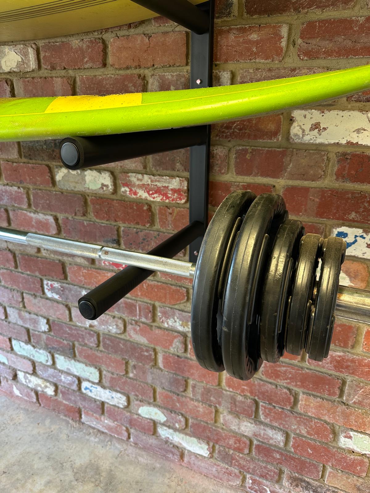 Fleximounts® Wall Mounted Heavy-Duty Universal Quad Storage Rack Set