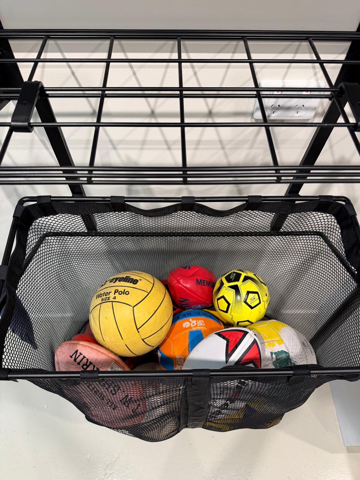 Fleximounts® Shelf Mounted Sports Storage Bag