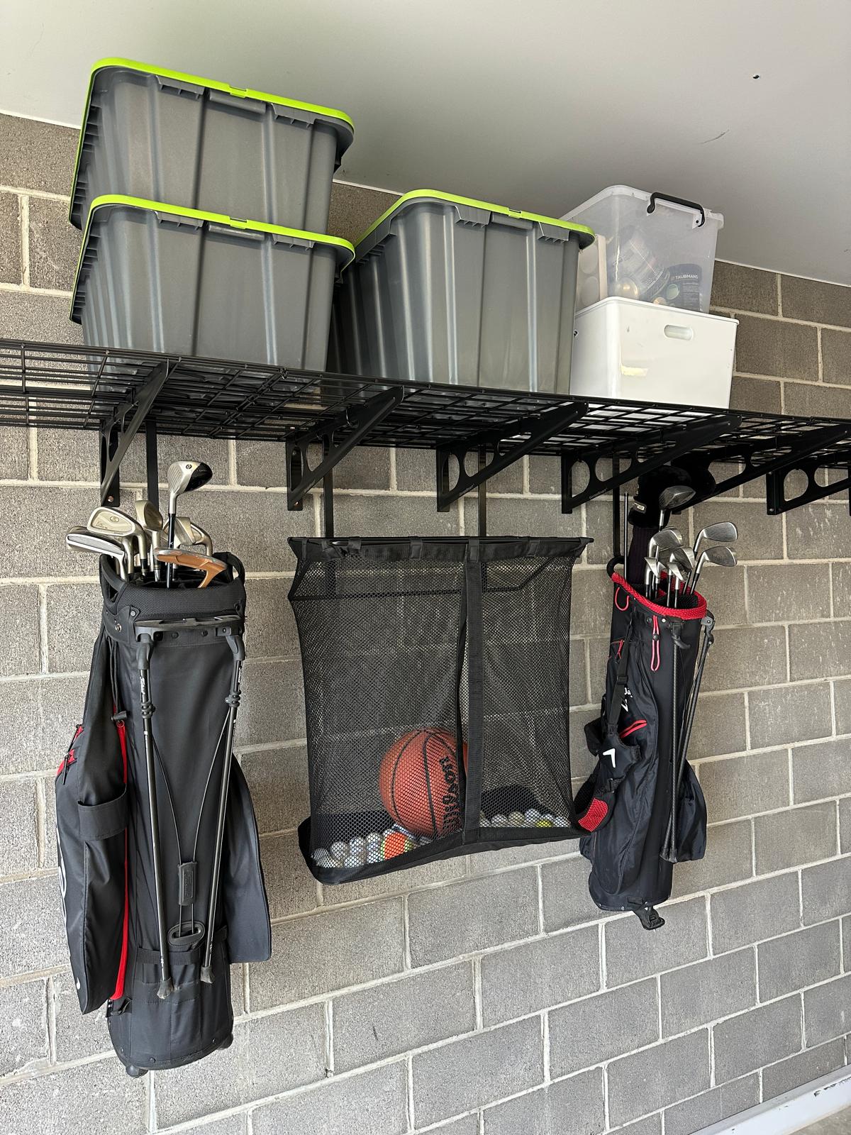 Fleximounts® Shelf Mounted Sports Storage Bag