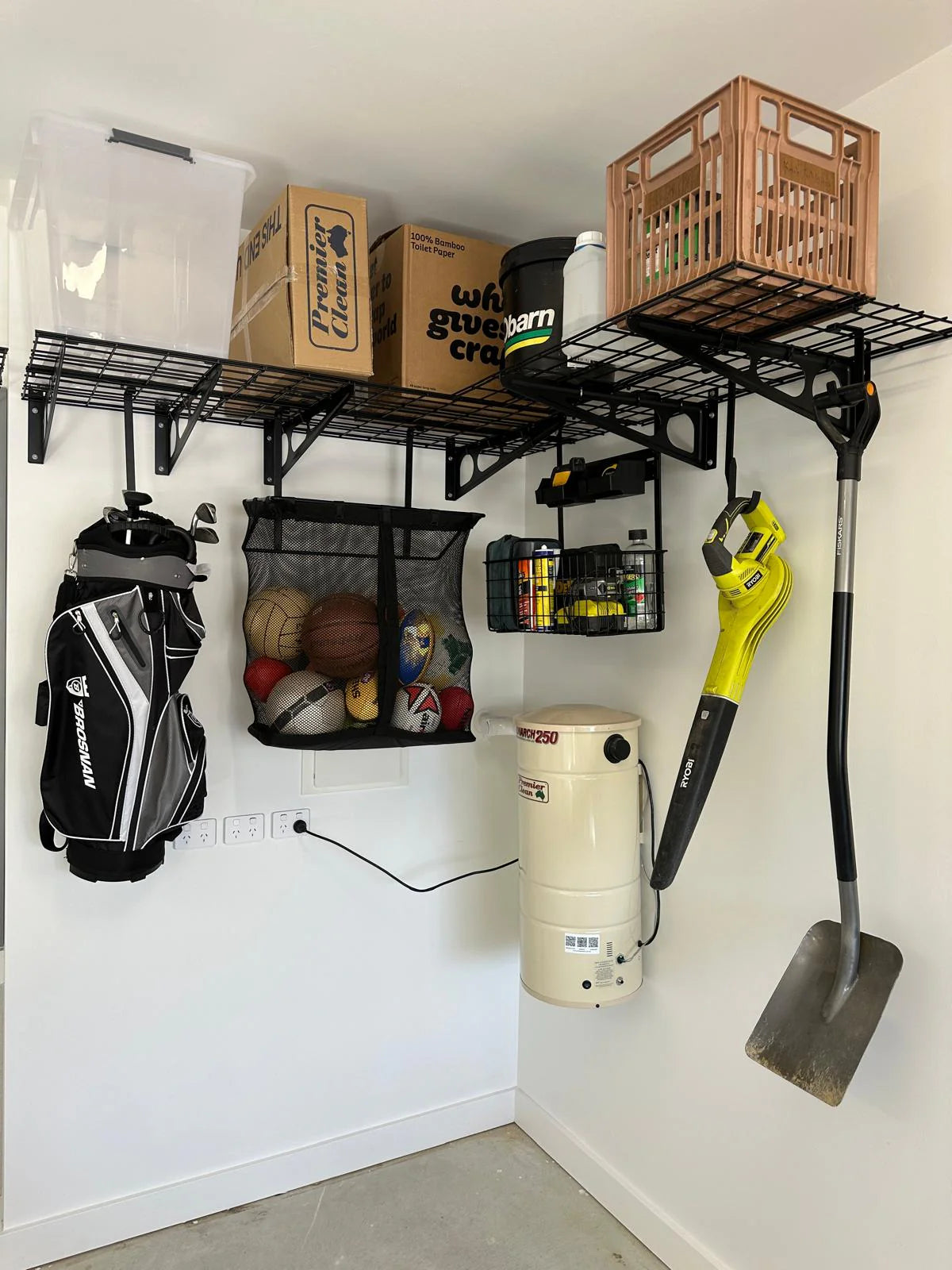 Fleximounts® Shelf Mounted Large Basket Set