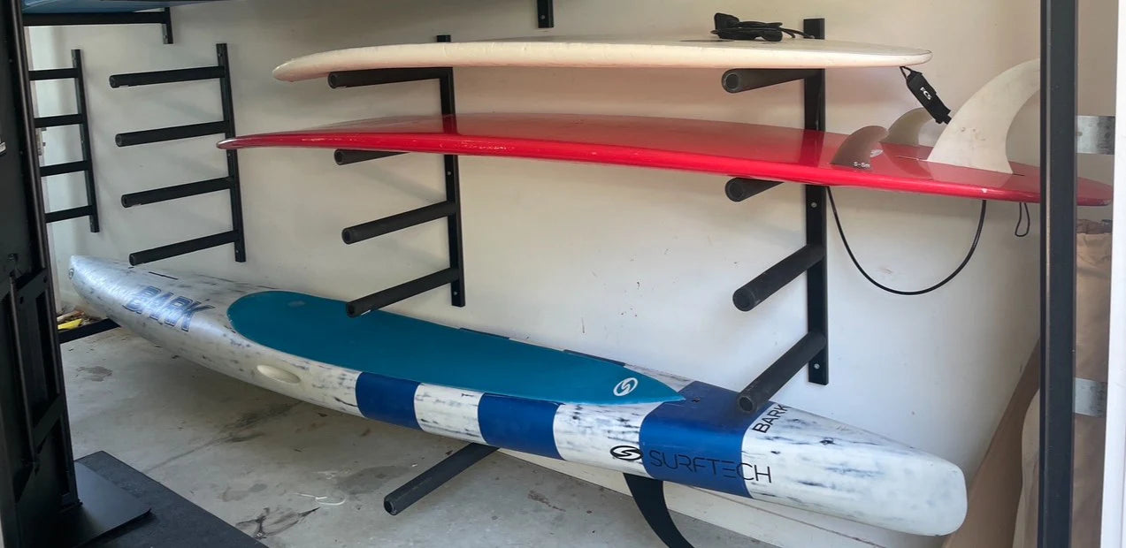 Fleximounts® Wall Mounted Heavy-Duty Universal Quad Storage Rack Set