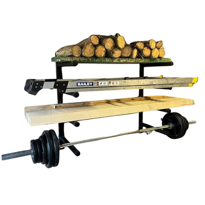 Fleximounts® Wall Mounted Heavy-Duty Universal Quad Storage Rack Set