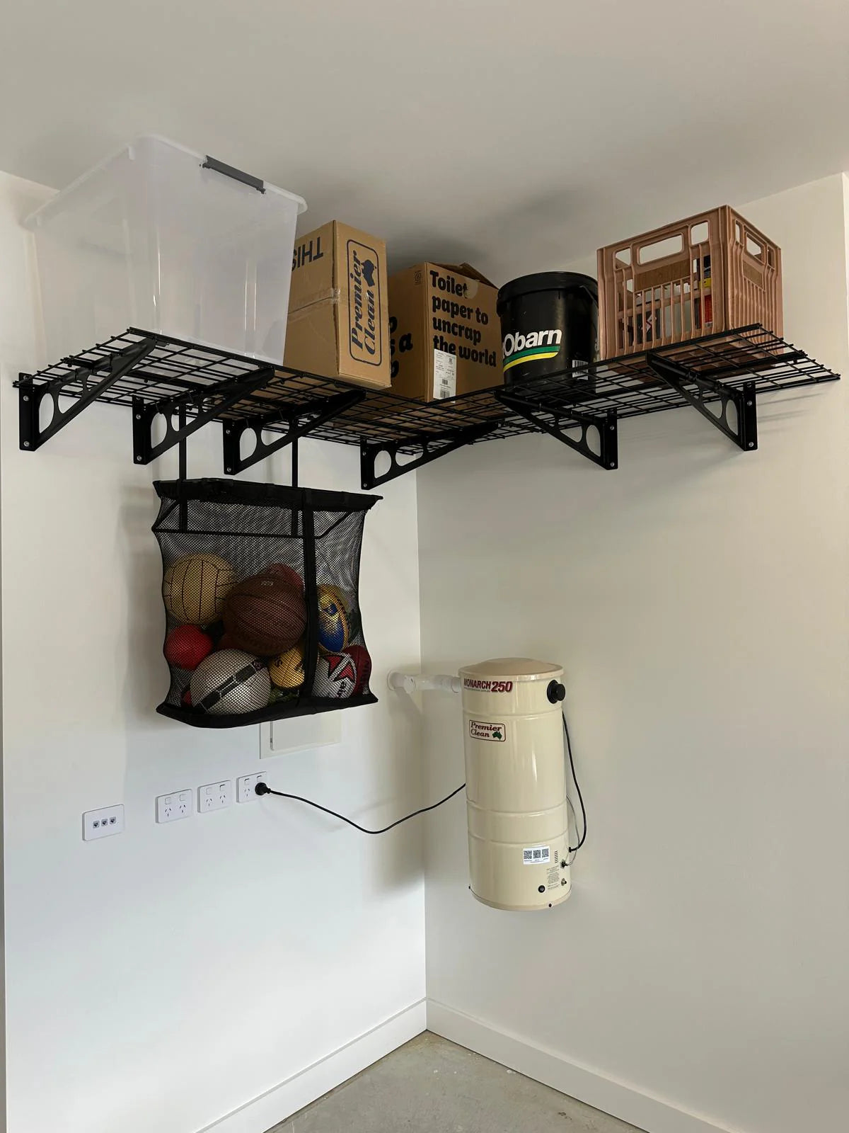 Fleximounts® Shelf Mounted Sports Storage Bag