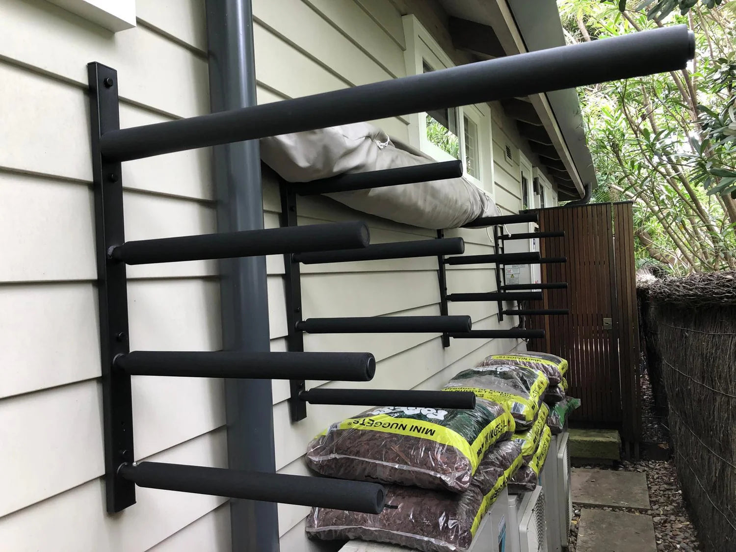 Fleximounts® Wall Mounted Heavy-Duty Universal Quad Storage Rack Set