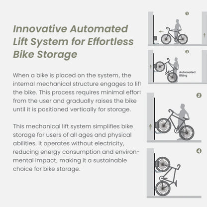 BIKELIFT® | Easy Lift Vertical On-Wall Bike Rack