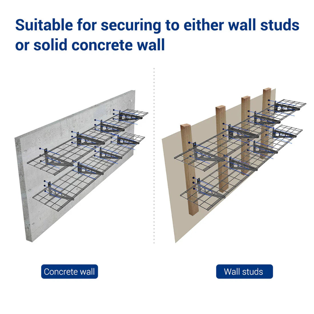 Fleximounts® Wall Shelving Standard - 3660mm Length