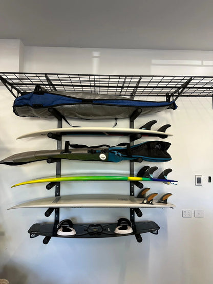 Fleximounts® Wall Mounted Heavy-Duty Universal Quad Storage Rack Set