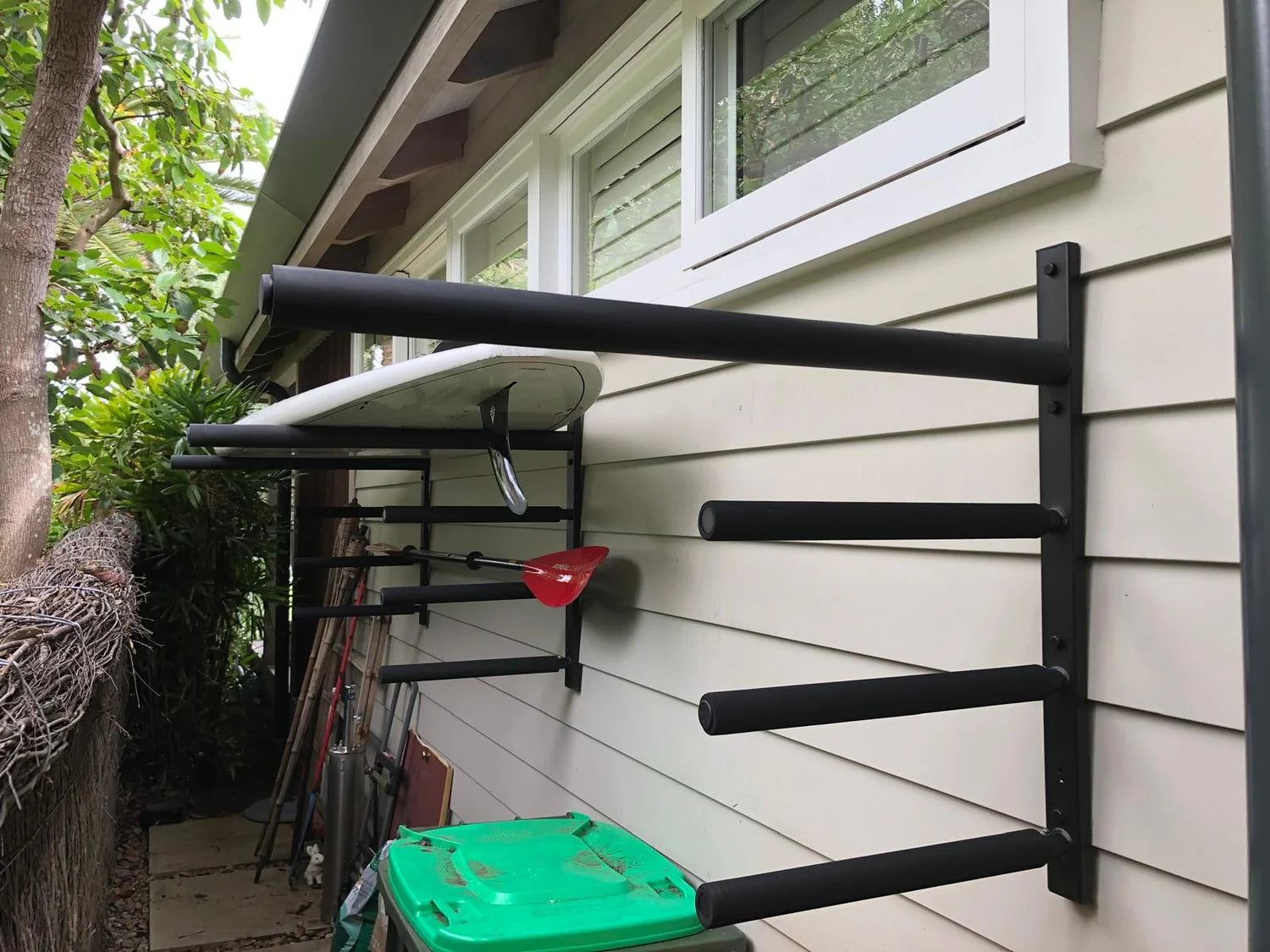 Fleximounts® Wall Mounted Heavy-Duty Universal Quad Storage Rack Set