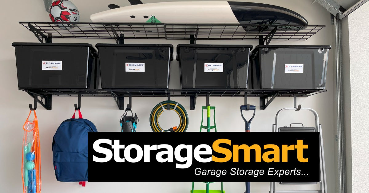 Garage Racking Nz StorageSmart® NZ: Garage Shelving Solutions | Exclusive Fleximounts ...