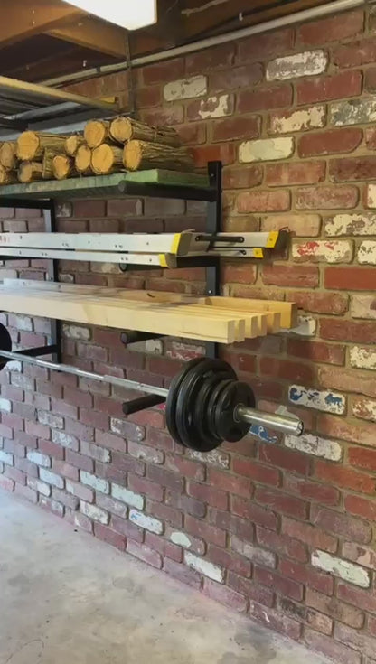 Fleximounts® Wall Mounted Heavy-Duty Universal Quad Storage Rack Set